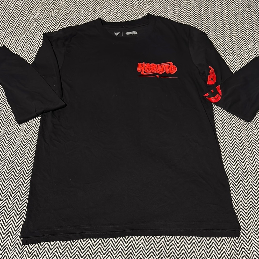 Naruto Black Long Sleeve Tee | Sz M
